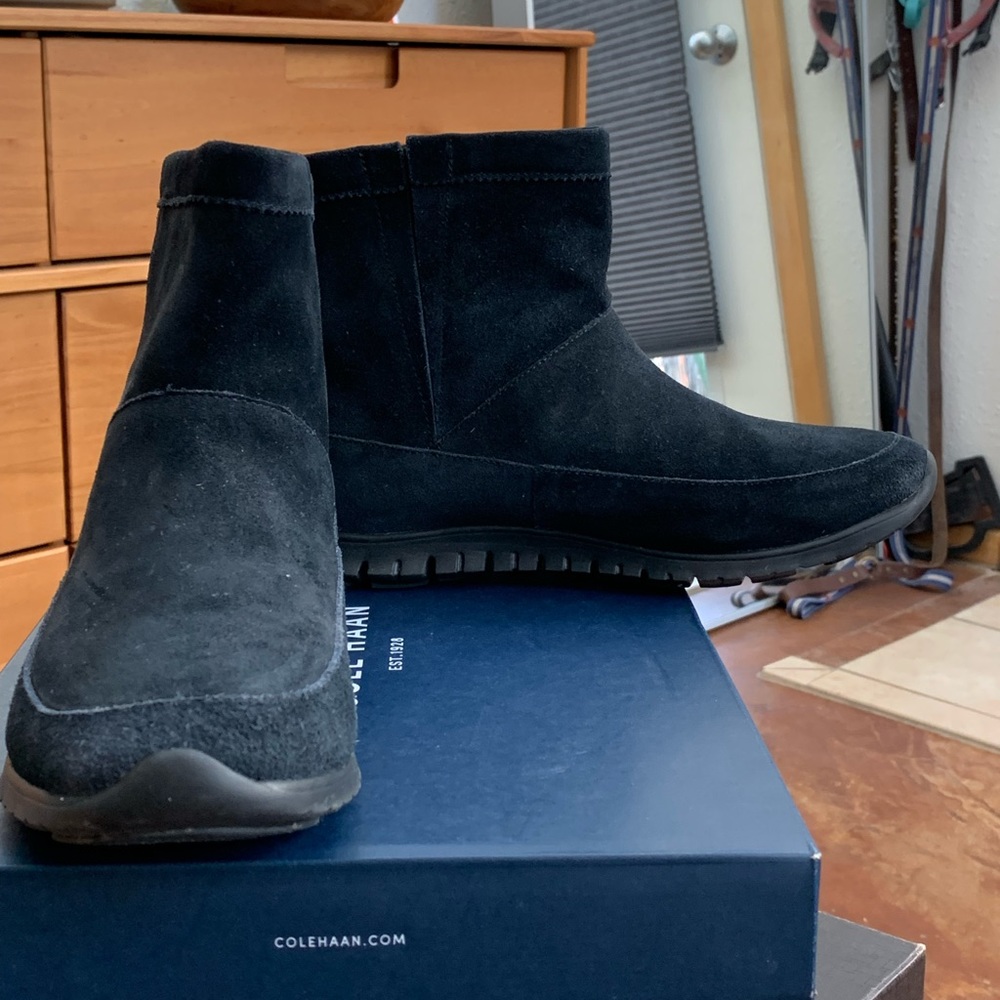 Cole Haan Zerogrand Leather Pull on Boots
